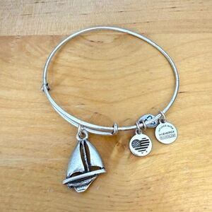 Alex and Ani Silver Sailboat Charm